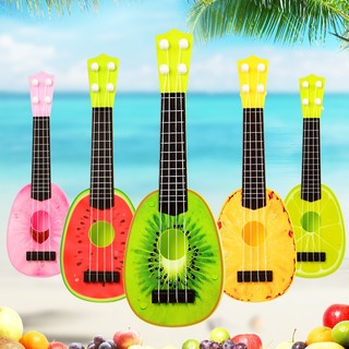 Đồ chơi đàn Guitar hình trái dưa hấu, hoạt hình dễ thương cho bé trai bé gái, để bé có thể cầm và đánh