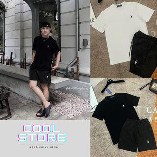 Set bộ quần áo , áo thun RAIPH LẢUENT thêu họa tiết  chú ngựa basic, chất cotton dày dặn , tag mác đầy đủ COOL STORE