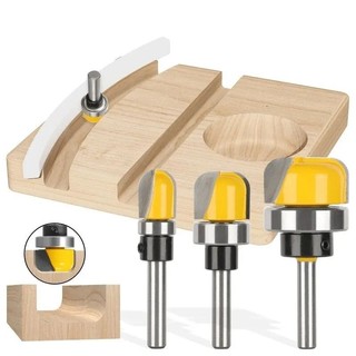 Mũi Phay Soi Gỗ Lấy Nền Tròn Làm Khay Bát Sen