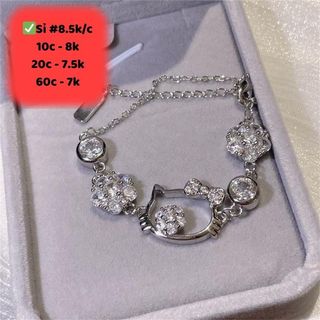 Lắc tay mèo kitty đá may mắn