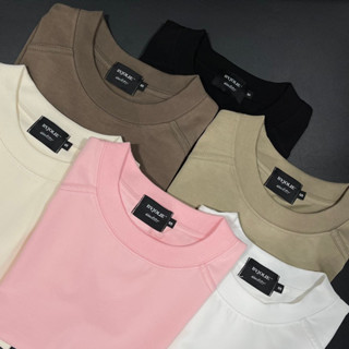 áo baby tee cotton trơn cổ tròn By Jolie