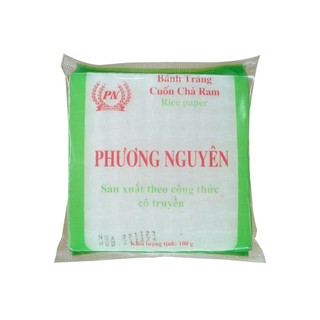 Bánh tráng cuốn chả ram tôm đất Phương Nguyên bì 100gram