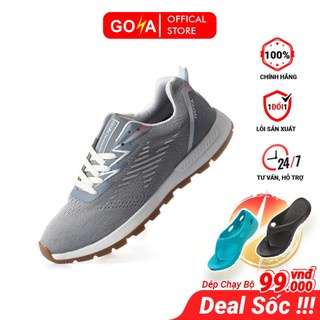 Giày thể thao leo núi, treking dã ngoại Goya Trail năm 2024 màu xám v2 đế mới