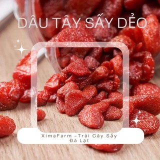 Dâu tây sấy dẻo đà lạt hũ 250g