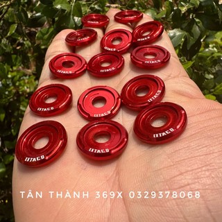 Long đền nhôn kitaco 6li 8li 10li màu đỏ siêu đẹp