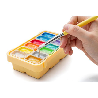Bộ 12 màu gouache himi miya nhũ metallic
