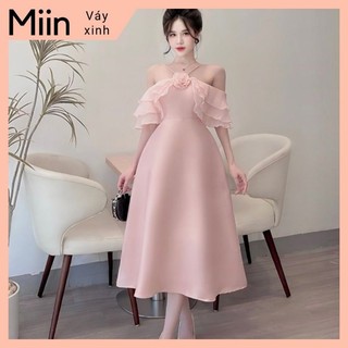 Váy tapta dây v đá bản to bèo ngưc