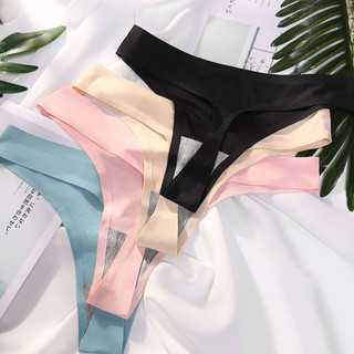 Quần Lót Nữ Lọt Khe HANABI Su Đúc Không Đường May Chữ T Sexy, Đồ Lót Nữ Thông Hơi Không Kích Ứng FreeSize Dưới 65KG.
