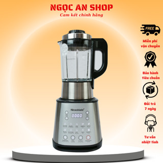Máy làm sữa hạt Nineshield KB-505 - Dung tích 1,75 lít - Lưỡi dao kép - Máy xay nấu sữa đậu nành - Máy xay sinh tố đa nă