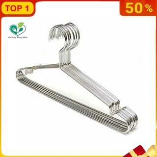 ( LOẠI 1 )  COMBO 10 Móc Nhôm Treo Quần Áo Người Lớn - MÓC ÁO NHÔM SIÊU RẺ