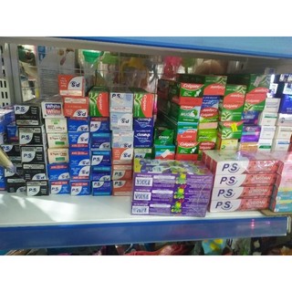 Kem đánh răng ps, colglate, ngọc châu, closeup, kodomo, bàn chải đánh răng colgate, ps