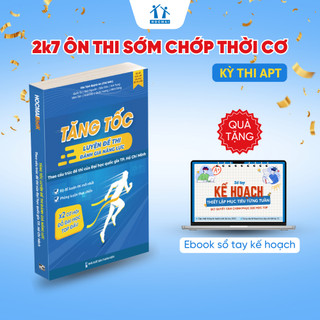 Sách - Tăng tốc luyện đề thi Đánh giá năng lực ĐHQG TP.HCM - Phòng luyện 3 tháng - Bản 2024 luyện thi ĐGNL HCM - HOCMAI