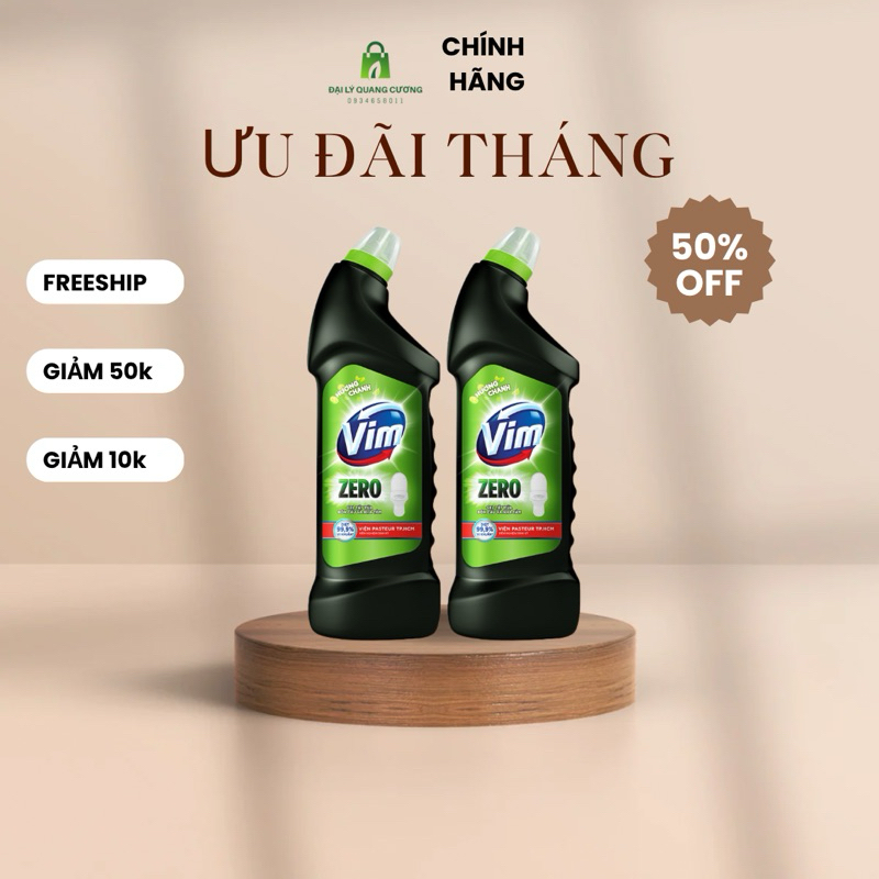Nước Tẩy Bồn Cầu VIM Zero Hương Chanh 750ml
