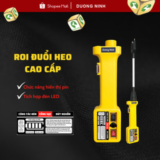 Roi đuổi heo bằng điện, gậy đuổi heo Dương Ninh, Nâng cấp màn hình Pin 20.000mAh