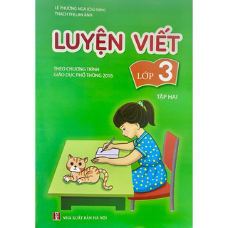 Sách - luyện viết lớp 3 tập 2