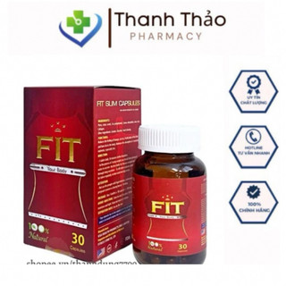 Viên uống giảm cân đẹp da FIT slim usa, hỗ trợ giảm cân, giảm mỡ thừa, săn chắc da- chai 30 viên