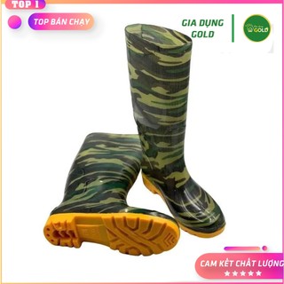 [Rẻ Vô Địch] Ủng Cao Su Rằn Ri Nam đế cứng - Ủng Rằn Ri BẢO HỘ LAO ĐỘNG ( Ảnh Tự Chụp )