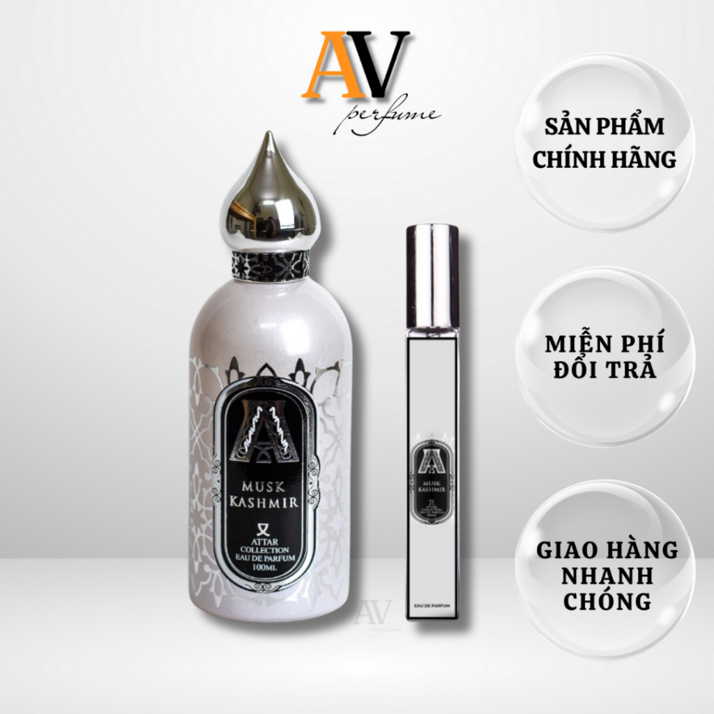 Nước Hoa Unisex Attar Collection Musk Kashmir - Hương Thơm Hiện Đại, Quyến rũ,Tinh tế chiết 10ml