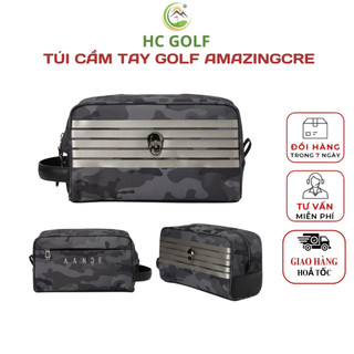 Túi cầm tay golf AMAZINGCRE sang trọng và bền bỉ chất liệu vải dù cao cấp siêu nhẹ - HC GOLF