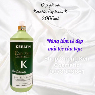 (Chính hãng)Lẻ 1 chai Dầu xả phục hồi tóc keratin hương thơm mềm mượt 2000ml