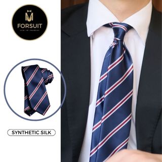 Cà Vạt Nam Kẻ Sọc Công Sở, Caravat Họa Tiết, Calavat Chú Rể Lụa Cao Cấp - Forsuit Store