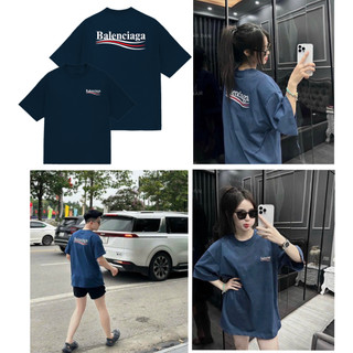 Áo thun tay lỡ nam nữ BỜ LEN lượn sóng màu XANH THAN/ĐEN/TRẮNG chất cotton cao cấp ĐL 250gsm