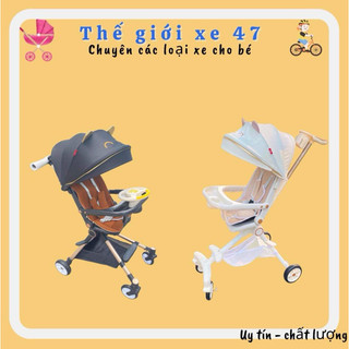 Xe đẩy du lịch gấp gọn v22 mt1 - xe đẩy 2 chiều 3 tư thế - gấp gọn cho bé. xe đẩy cho bé