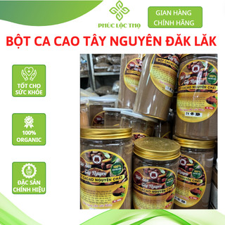 Hộp 500g Bột Cacao Tây Nguyên Đăk Lăk Loại 1 Nguyên Chất Làm Thủ Công, giúp bổ sung năng lượng - Phúc Lộc Thọ since 1981