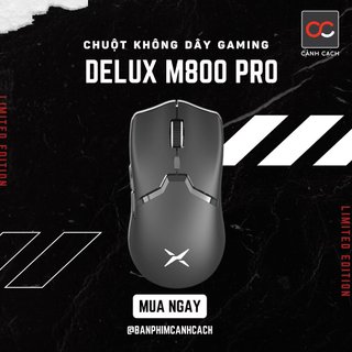 CHUỘT KHÔNG DÂY DELUX M800 PRO