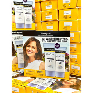 [SET 2 TUÝP] Kem chống nắng Neutrogena Ultra Sheer 55 của Mỹ [Tuýp 88ml & 147ml]