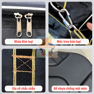TÚI ĐỰNG ĐỒ NGHỀ ĐẾ NHỰA. TÚI ĐỰNG ĐỒ NGHỀ CAO CẤP, VẢI CHỐNG NƯỚC ĐỘ BỀN CAO, NHIỀU NGĂN ĐỂ ĐỒ.