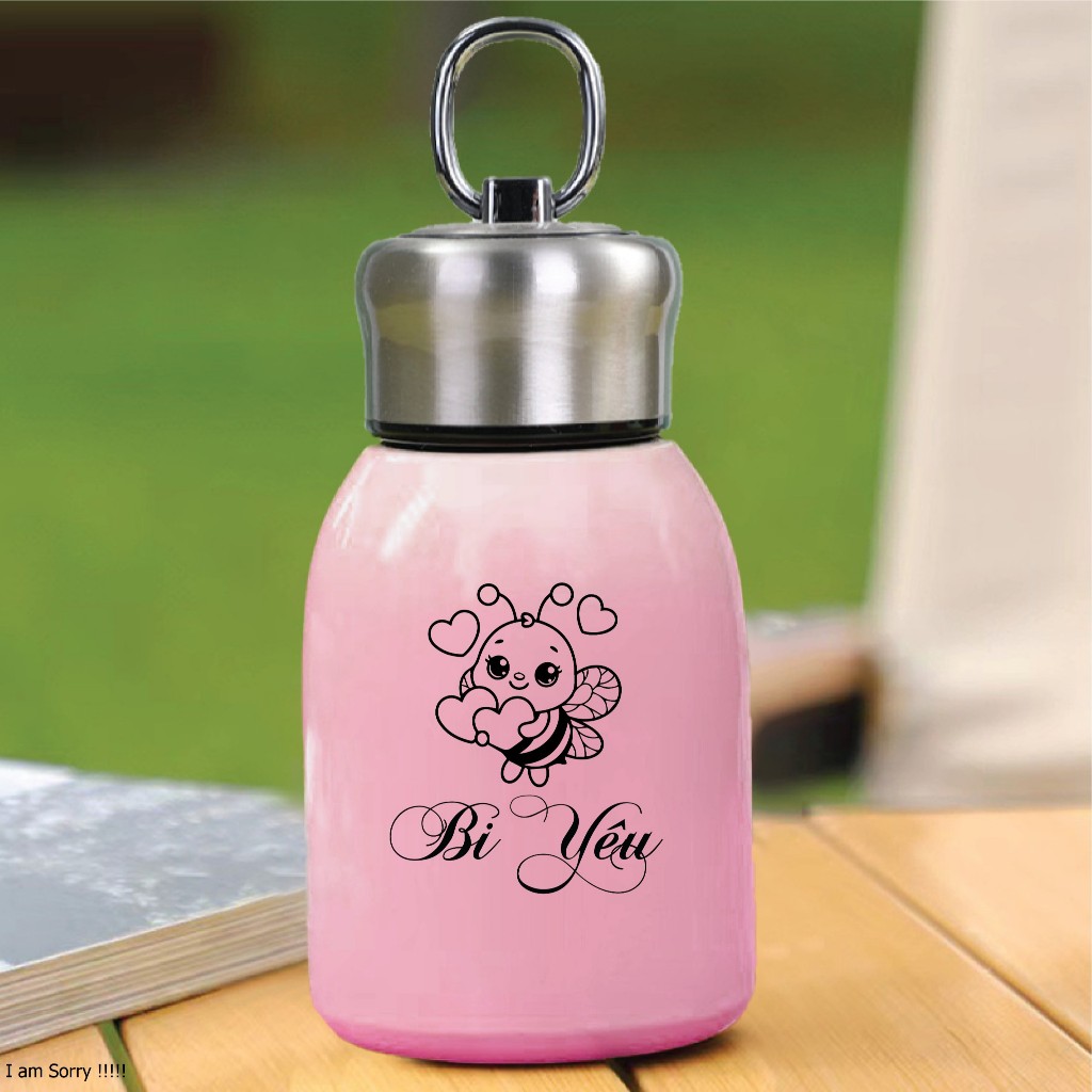 [ Miễn Phí Khắc Tên] Bình Giữ nhiêt Zwilling tiện lợi inox 304 cao cấp - có quai xách 300ml | BigBuy360 - bigbuy360.vn