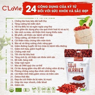 Táo đỏ, kỷ tử hữu cơ C'lavie/Organic Life/Hotan