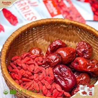 Táo đỏ, kỷ tử hữu cơ C'lavie/Organic Life/Hotan