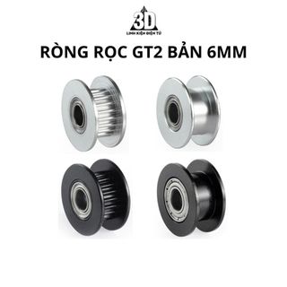 Ròng rọc gt2 bản 6mm 16 răng, 20 răng dành cho máy in 3d, cnc
