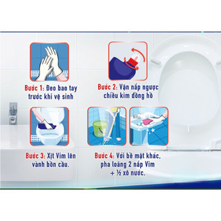Nước Tẩy Vim Cực Mạnh dung tích 880ml