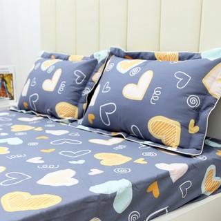 Bộ ga giường cotton 100%, chất ciệu cotton hàn quốc cao cấp