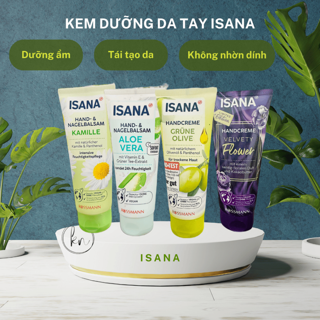 Kem dưỡng da tay, chân ISANA 133ml