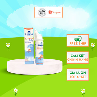 Dung dịch xịt mũi sterimar blocked nose baby