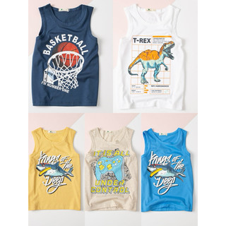 Áo thun cotton ba lỗ bé trai size 6-14 tuổi,áo ba lỗ bé trai chất cotton mềm mát,thấm hút mồ hôi có nhiều màu