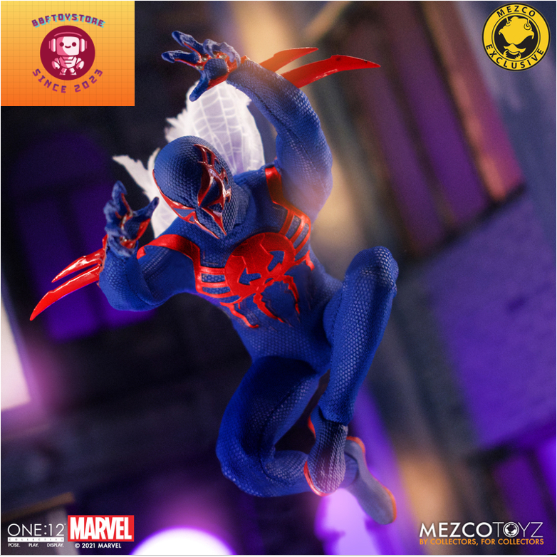 (HÀNG CÓ SẴN - CHÍNH HÃNG) MÔ HÌNH FIGURE MARVEL MEZCO SPIDER-MAN 2099