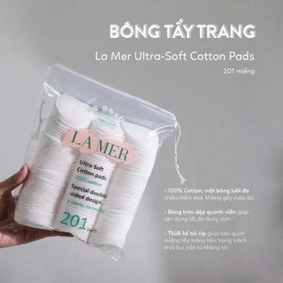 Bông tẩy trang lamer 100% sợi cotton mềm mại