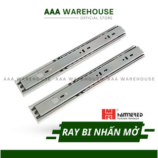   HMR 4513 Nhấn mở  Bộ 2 Ray Bi 3 Tầng NHẤN MỞ Hammered chính hãng loại tốt đủ kích thước 