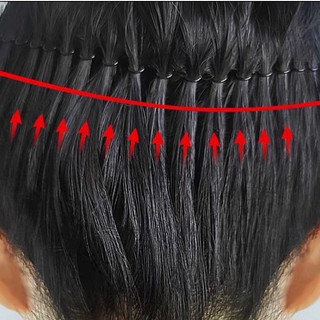 Bờm Tóc, Xược Tóc Con Mini Bờm Tóc Con Sau Gáy