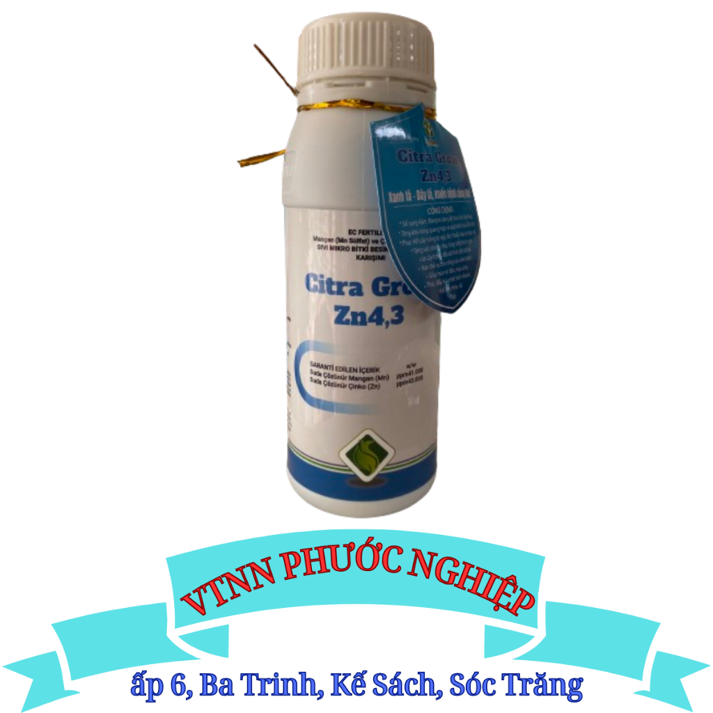 Citra Grow Xanh Lá, Dày Lá, Xanh Gai (kẽm và mangan cao)