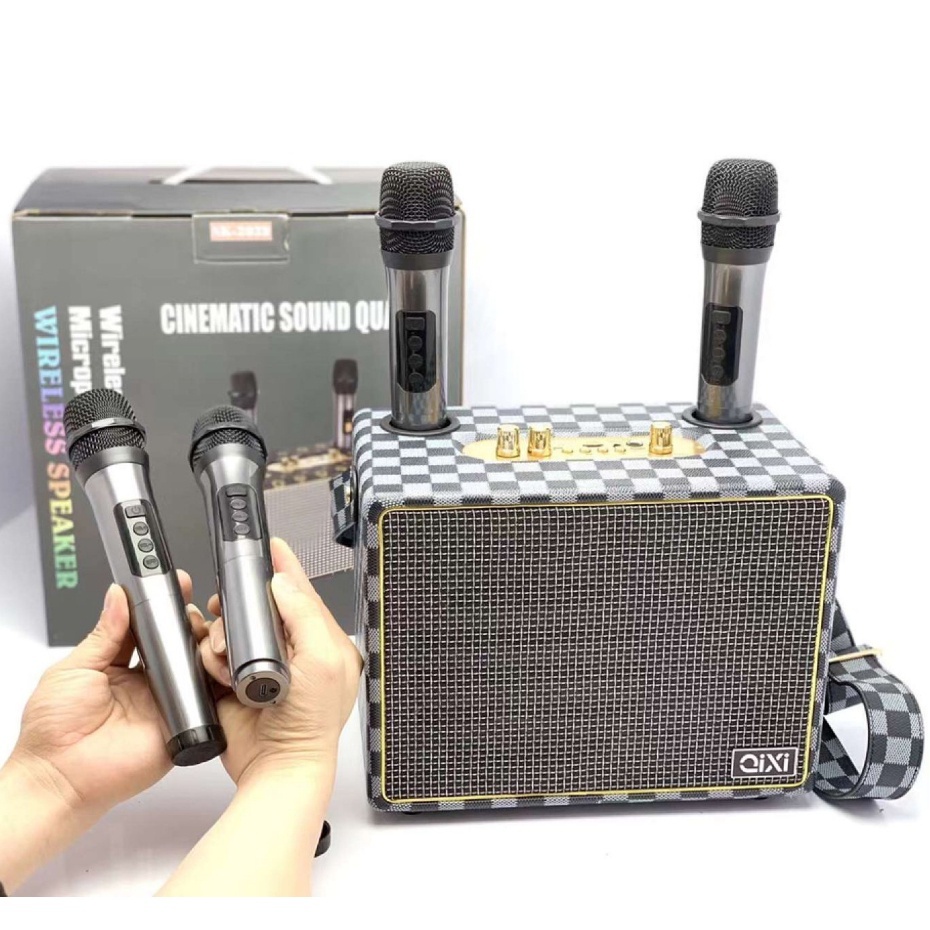 Loa Bluetooth Karaoke SK2036 Bản Cao Cấp Nhất Kèm 2 Micro Không Dây Âm Thanh Siêu Hay Nghe Nhạc Bass Căng EK25 VIETNHAT | BigBuy360 - bigbuy360.vn