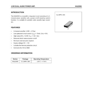 IC KA2206 khuếch đại âm thanh