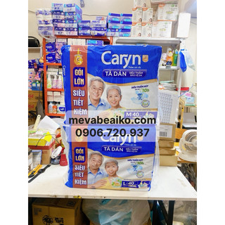 Tã dán người lớn siêu tiết kiệm caryn size m40,l40, ml40