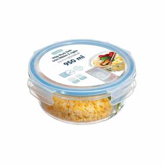 Hộp thủy tinh kháng khuẩn tròn nikko 400ml-620ml-950ml inochi