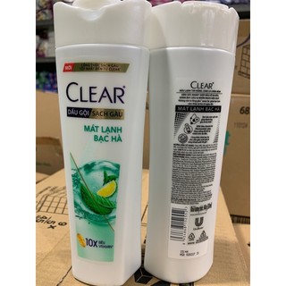 DẦU GỘI CLEAR MÁT LẠNH BẠC HÀ (340G)